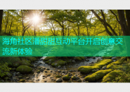 海角社区潘甜甜互动平台开启创意交流新体验