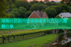 海角社区国内登录指南多元互动兴趣圈分享